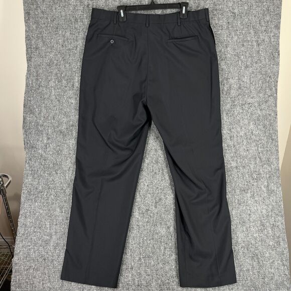 Pro Tour Pants Mens 40 Black 32" Golf Trousers Performance Tech Straight Leg - Picture 2 of 8